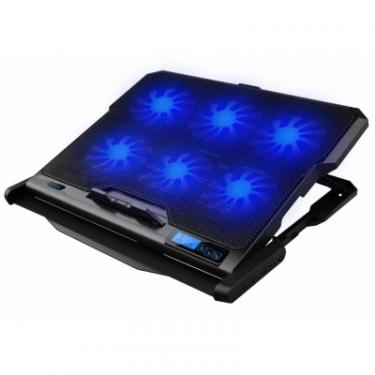 Подставка для ноутбука Omega Laptop Cooler pad COOLWAVE 6X fan black Фото
