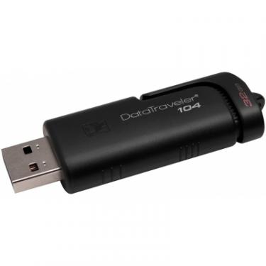 USB флеш накопитель Kingston 32GB DataTraveller 104 Black USB 2.0 Фото 4