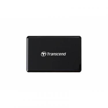 Считыватель флеш-карт Transcend USB 3.1 RDF9K UHS-II Black R260/W190MB/s Фото 1
