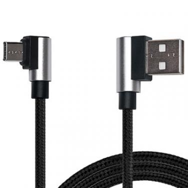 Дата кабель REAL-EL USB 2.0 AM to Type-C 1.0m Premium black Фото 1