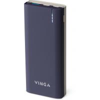 Батарея универсальная Vinga 10000 mAh soft touch purple Фото