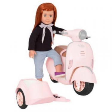 Аксессуар к кукле Our Generation Скутер с боковой коляской Фото 2