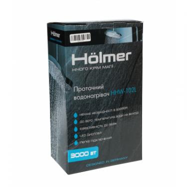 Проточный водонагреватель Hölmer HHW-102L Фото 3