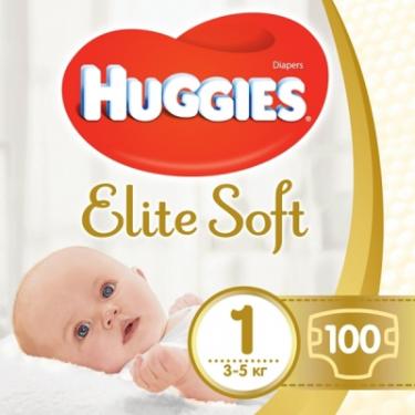Подгузники Huggies Elite Soft 1 Mega (3-5 кг) 100 шт (50х2) Фото