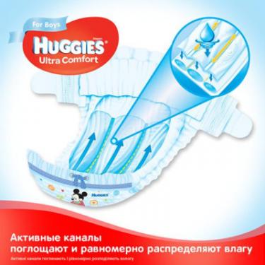 Подгузники Huggies Ultra Comfort 4 (8-14 кг) Mega для хлопчиків 132 ш Фото 2