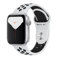Смарт-часы Apple Watch Nike Series 5 GPS, 44mm Silver Aluminium Cas Фото