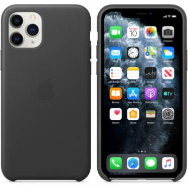 Чехол для мобильного телефона Apple iPhone 11 Pro Leather Case - Black Фото 5