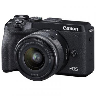 Цифровой фотоаппарат Canon EOS M6 Mark II + 15-45 IS STM + EVF Kit Black Фото