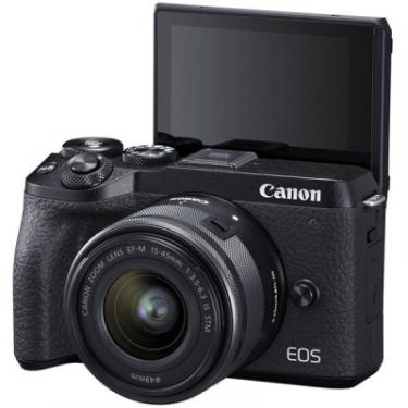 Цифровой фотоаппарат Canon EOS M6 Mark II + 15-45 IS STM + EVF Kit Black Фото 4