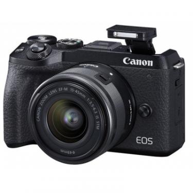Цифровой фотоаппарат Canon EOS M6 Mark II + 15-45 IS STM + EVF Kit Black Фото 6
