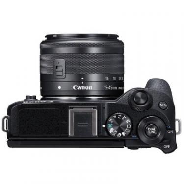 Цифровой фотоаппарат Canon EOS M6 Mark II + 15-45 IS STM + EVF Kit Black Фото 8