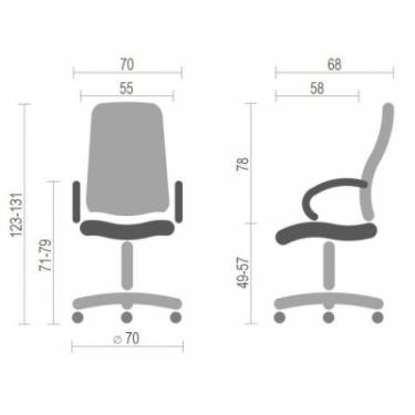 Офисное кресло Аклас Аризона Soft EX MB Зеленое Фото 5