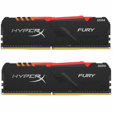 Модуль памяти для компьютера Kingston Fury (ex.HyperX) DDR4 16GB (2x8GB) 3600 MHz HyperX Fury RGB Фото
