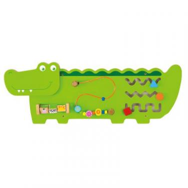 Развивающая игрушка Viga Toys Крокодил бизиборд Фото