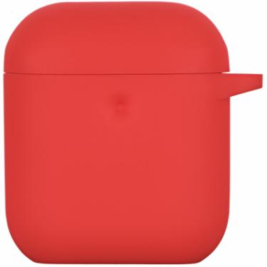 Чехол для наушников 2E для Apple AirPods Pure Color Silicone 3.0 мм Red Фото