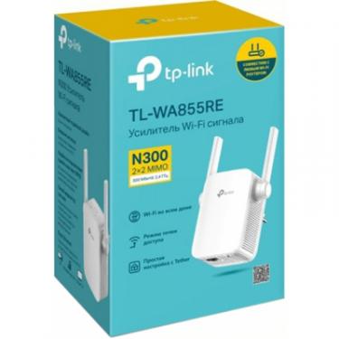 Ретранслятор TP-Link TL-WA855RE 802.11n 2.4 ГГц, N300, 1хFE LAN Фото 2