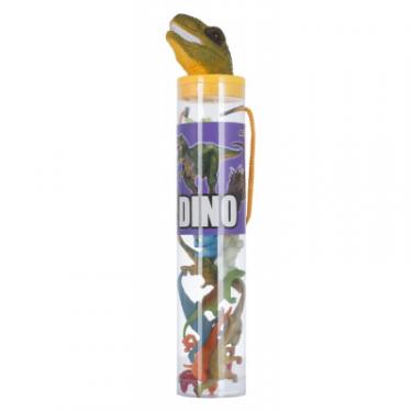 Игровой набор Dingua Динозавры 12 шт в тубусе Фото 1