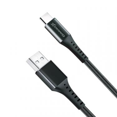 Дата кабель Grand-X USB 2.0 AM to Type-C 1.2m Black Фото 1