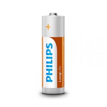 Батарейка Philips AA R6 LongLife Zinc Carbon * 4 Фото 1
