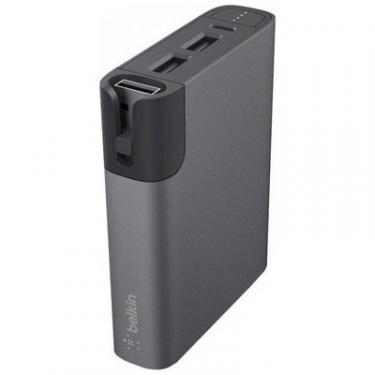 Батарея универсальная Belkin 6600mAh, 2*USB-3.4A, Lightning, Micro-USB Cable Фото 1