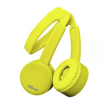 Наушники Trust Nano On-Ear Mic Yellow Фото 1