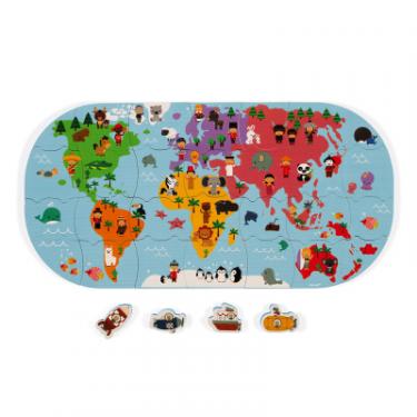 Игрушка для ванной Janod Пазл Карта мира Фото 1
