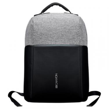 Рюкзак для ноутбука Canyon 15.6" BP-9 Anti-theft backpack, Black/Grey Фото