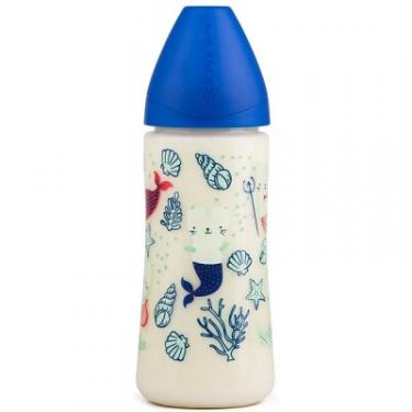 Бутылочка для кормления Suavinex Морские истории 360 мл, голубая Фото