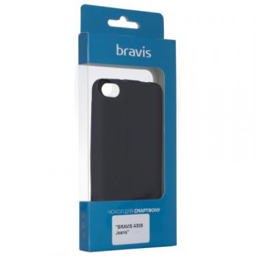 Чехол для мобильного телефона Bravis A509 Jeans - Shiny (Black) Фото