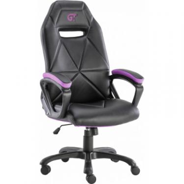 Кресло игровое GT Racer X-2318 Black/Light Violet Фото 1