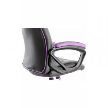 Кресло игровое GT Racer X-2318 Black/Light Violet Фото 5