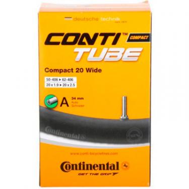 Велосипедная камера Continental Compact 20"x1.9-2.5 wide 50-406 / 62-451 RE AV34mm Фото