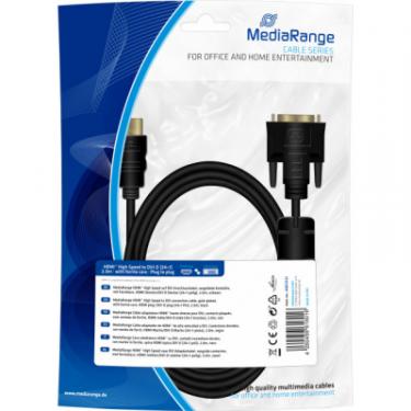 Кабель мультимедийный Mediarange HDMI to DVI 24+1 2.0m Фото