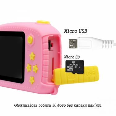 Интерактивная игрушка XoKo Rabbit Цифровой детский фотоаппарат желтый Фото 2