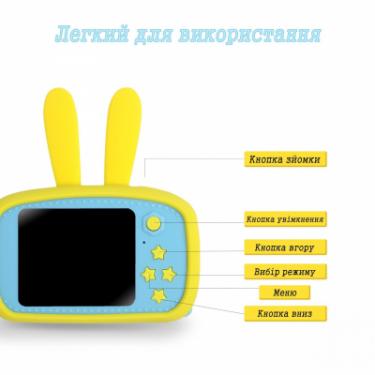 Интерактивная игрушка XoKo Rabbit Цифровой детский фотоаппарат желтый Фото 3