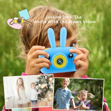 Интерактивная игрушка XoKo Rabbit Цифровой детский фотоаппарат желтый Фото 5