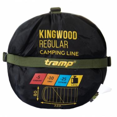 Спальный мешок Tramp Kingwood Regular Olive/Grey L Фото 10