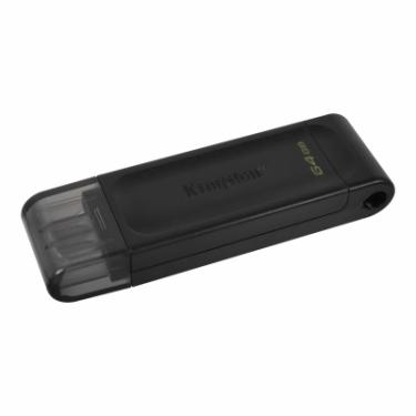 USB флеш накопитель Kingston 64GB DataTraveler 70 USB 3.2 / Type-C Фото 1