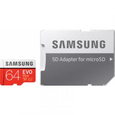 Карта памяти Samsung 64GB microSDXC class 10 UHS-I U1 Evo Plus V2 Фото