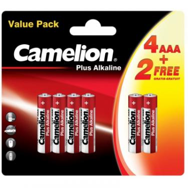 Батарейка Camelion AAA LR03 Plus Alkaline * (4+2) Фото