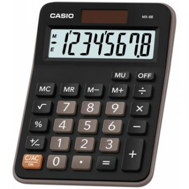 Калькулятор Casio MX-8В-BK-W-EC Фото