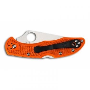 Нож Spyderco Delica 4 Flat Ground Orange Фото 1