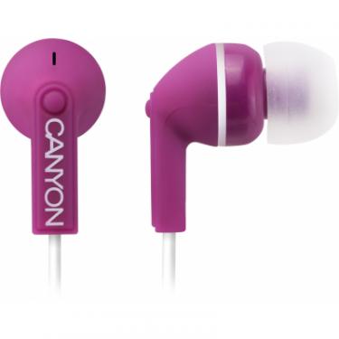 Наушники Canyon fashion earphones Purple Фото
