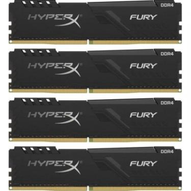 Модуль памяти для компьютера Kingston Fury (ex.HyperX) DDR4 128GB (4x32GB) 3200 MHz HyperX Fury Black Фото