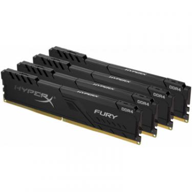 Модуль памяти для компьютера Kingston Fury (ex.HyperX) DDR4 128GB (4x32GB) 3200 MHz HyperX Fury Black Фото 2