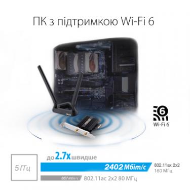 Сетевая карта Wi-Fi ASUS PCE-AX58BT Фото 7