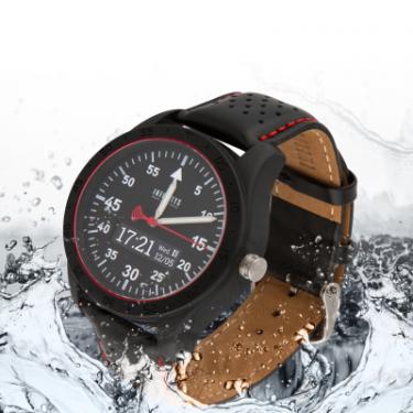Смарт-часы Atrix INFINITYS X20 45mm Swiss Sport Chrono Black-leathe Фото 2