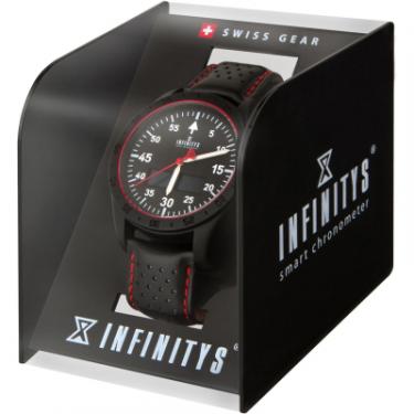 Смарт-часы Atrix INFINITYS X20 45mm Swiss Sport Chrono Black-leathe Фото 3