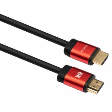 Кабель мультимедийный Vinga HDMI to HDMI 1.8m v2.1 8K Фото 1