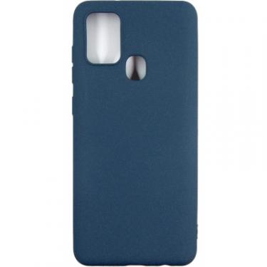 Чехол для мобильного телефона Dengos Carbon Samsung Galaxy A21s, blue (DG-TPU-CRBN-75) Фото